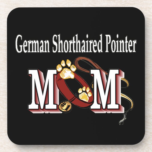 German Shorthaired Pointer Mum Gifts Coaster (Front)