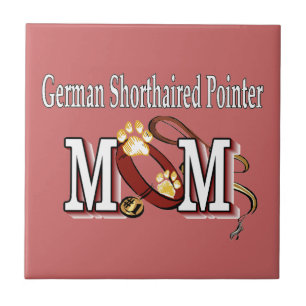 German Shorthaired Pointer Mum Gifts Tile