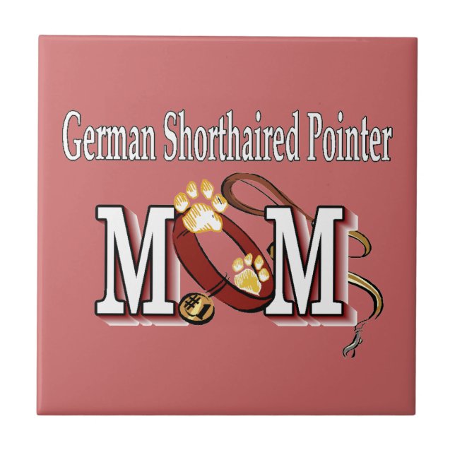 German Shorthaired Pointer Mum Gifts Tile (Front)