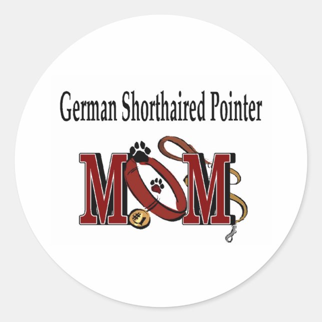 German Shorthaired Pointer Mum Sticker (Front)