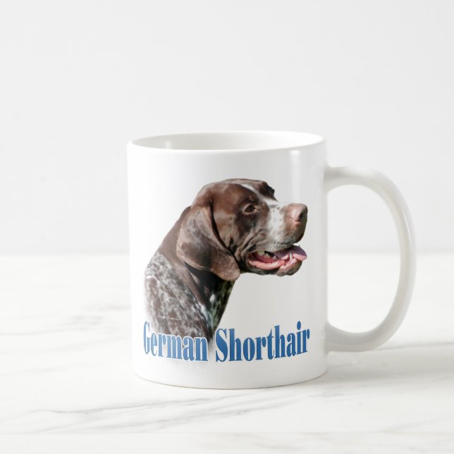 German Shorthaired Pointer Name Coffee Mug (Right)