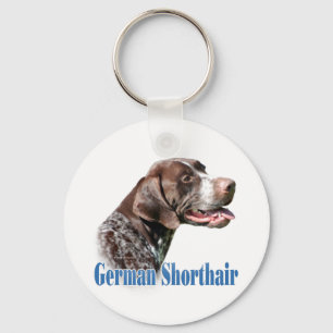 German Shorthaired Pointer Name Key Ring