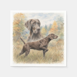 German Shorthaired Pointer  Napkin