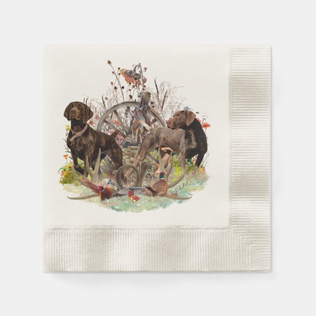 German Shorthaired Pointer Napkin (Front)