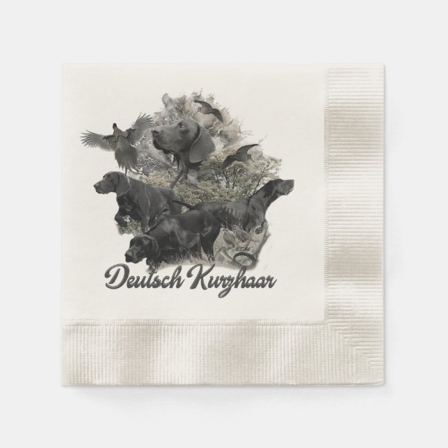 German Shorthaired pointer   Napkin (Front)