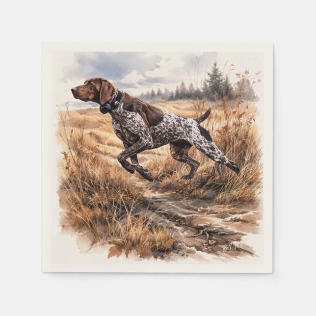  German Shorthaired Pointer  Napkin (Front)