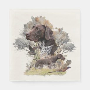 German Shorthaired Pointer Napkin