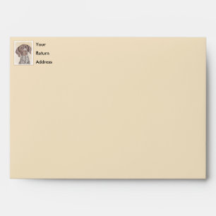 German Shorthaired Pointer Painting - Dog Art Envelope