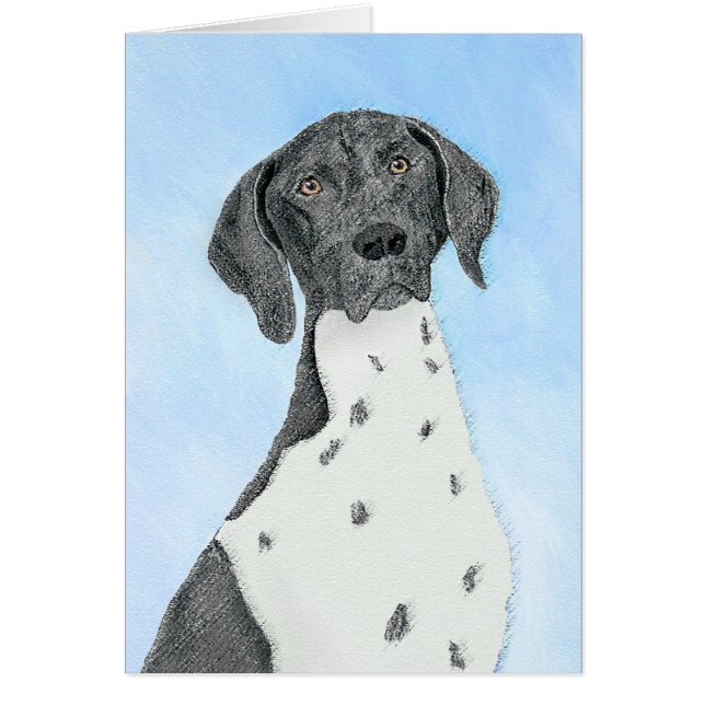 German Shorthaired Pointer Painting - Original Art (Front)