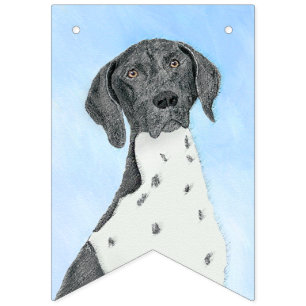 German Shorthaired Pointer Painting - Original Art Bunting
