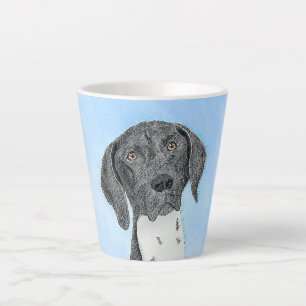 German Shorthaired Pointer Painting - Original Art Latte Mug