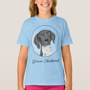 German Shorthaired Pointer Painting - Original Art T-Shirt