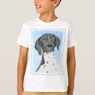 German Shorthaired Pointer Painting - Original Art T-Shirt