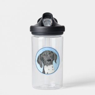 German Shorthaired Pointer Painting - Original Art Water Bottle