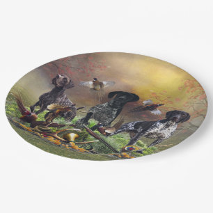 German Shorthaired Pointer  Paper Plate