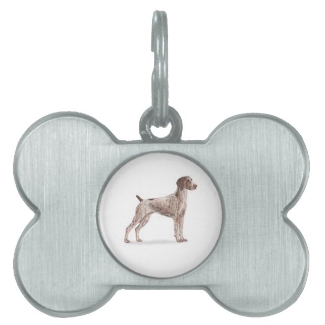 German Shorthaired Pointer Pet ID Tag (Front)