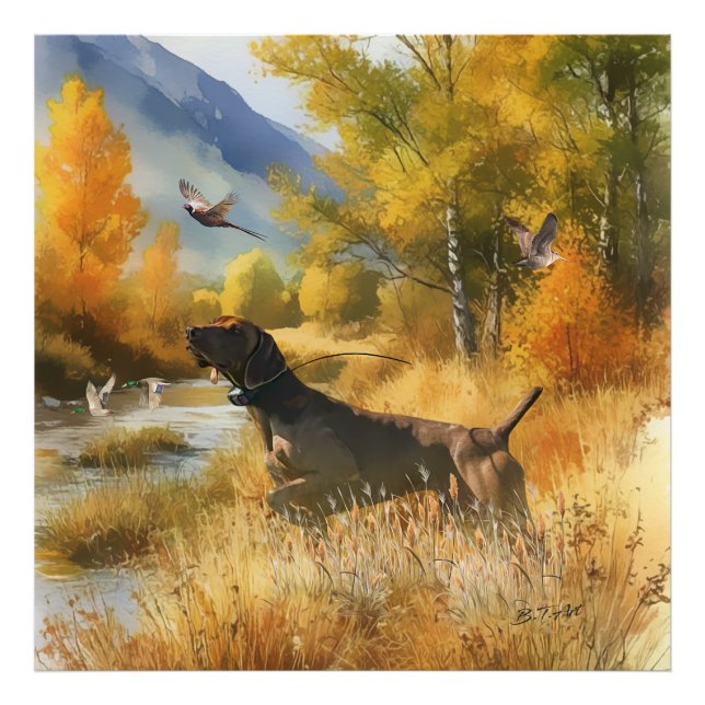 German Shorthaired Pointer  Photo Print (Front)