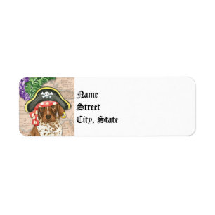 German Shorthaired Pointer Pirate Label