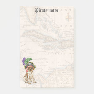 German Shorthaired Pointer Pirate Post-it Notes