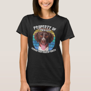 German Shorthaired Pointer Property Of Retro T-Shirt
