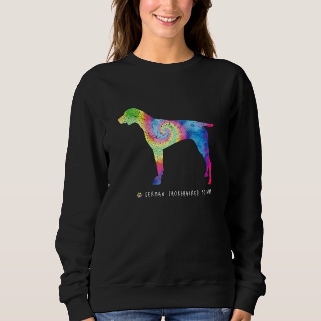 German Shorthaired Pointer Puppy Pet Dog Owner Hip Sweatshirt (Front)