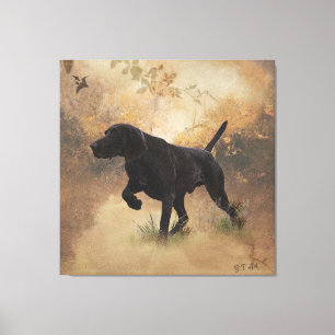 German Shorthaired Pointer ready to hunt Gift Box  Canvas Print
