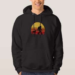 German Shorthaired Pointer  Retro Dog Hoodie