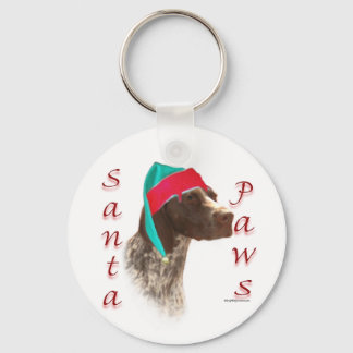 German Shorthaired Pointer Santa Paws Key Ring