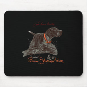 German Shorthaired Pointer Shirt. Born Hunter  Mouse Pad