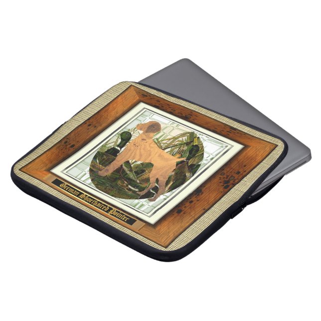German Shorthaired Pointer Sport Laptop Sleeve (Front Top)