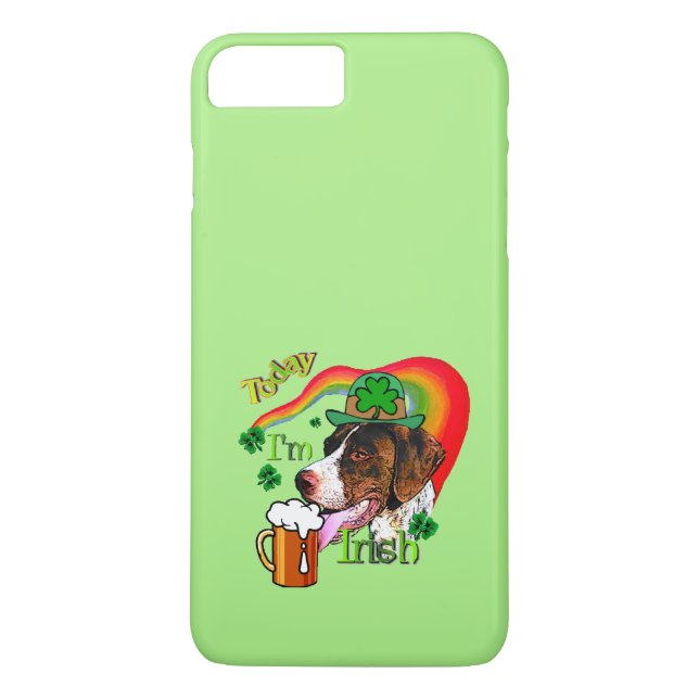 German Shorthaired Pointer St Pattys Case-Mate iPhone Case (Back)