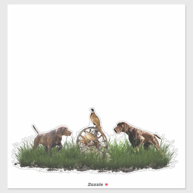 German Shorthaired Pointer    Sticker (Sheet)
