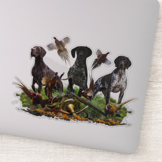 German Shorthaired Pointer Sticker (Detail)