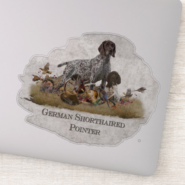 German Shorthaired Pointer Sticker (Detail)