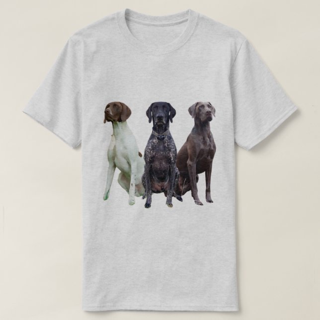 German Shorthaired Pointer  T-Shirt (Design Front)