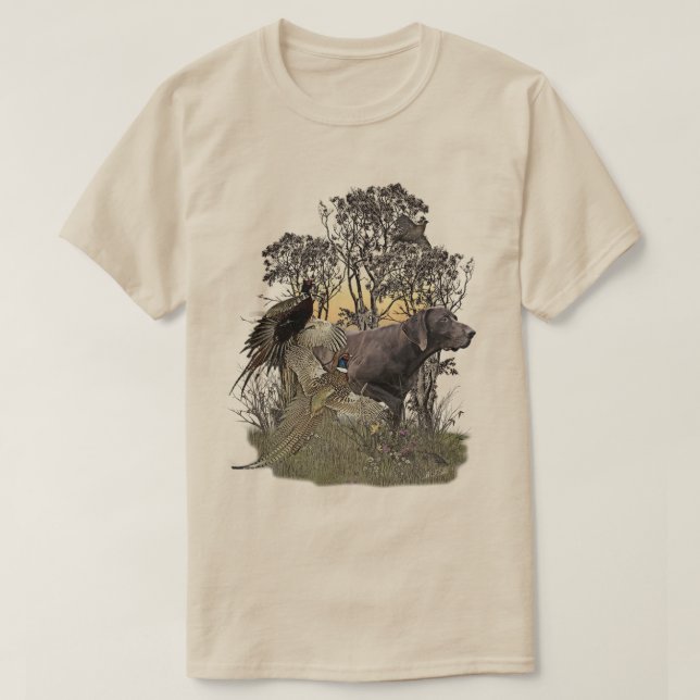 German Shorthaired Pointer  T-Shirt (Design Front)