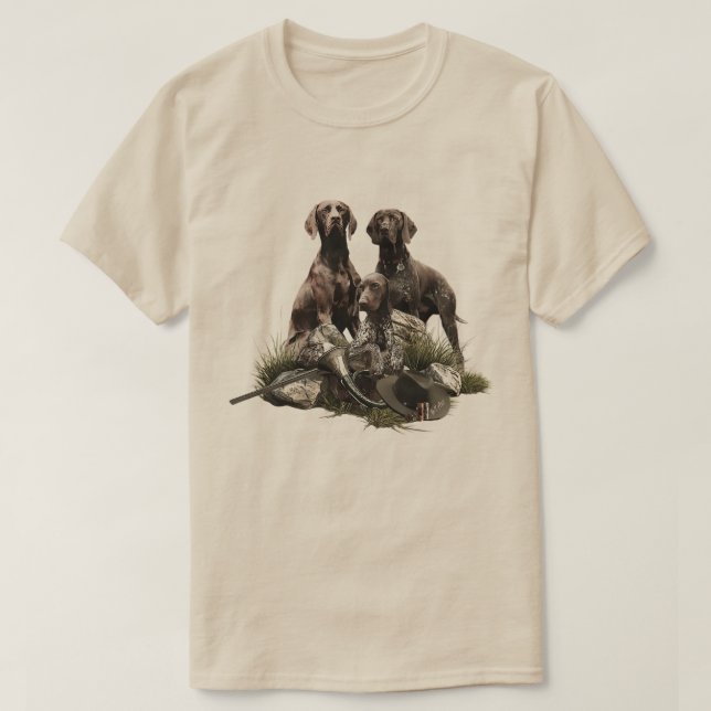 German Shorthaired Pointer  T-Shirt (Design Front)