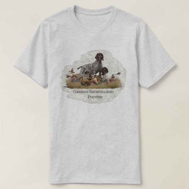 German Shorthaired Pointer  T-Shirt (Design Front)