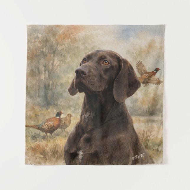  German Shorthaired Pointer  Tapestry (Front)