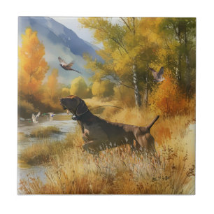German Shorthaired Pointer Tile