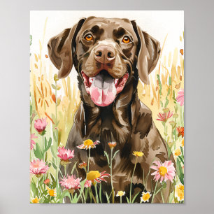 German Shorthaired Pointer Wall Art Print