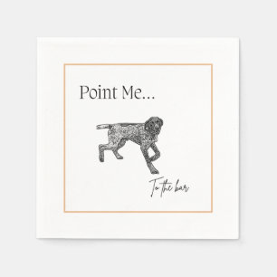 German Shorthaired Pointer Wedding Napkins
