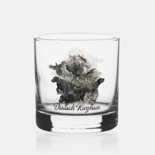 German Shorthaired pointer   Whiskey Glass