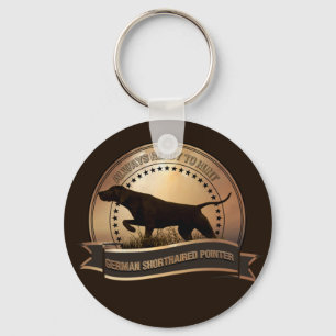 German Shorthaired Pointer, ZACHAR Tapestry Poster Key Ring