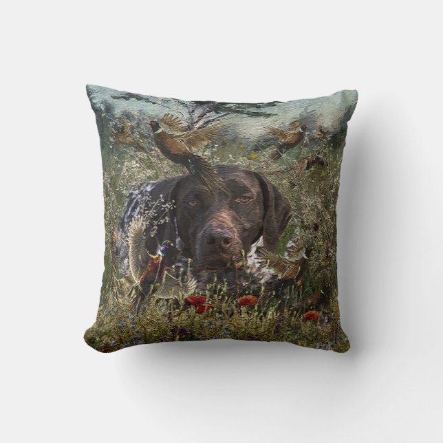 German Shorthaired Pointers Cushion (Front)