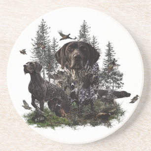 German Shorthaired Pointers (GSP) Coaster