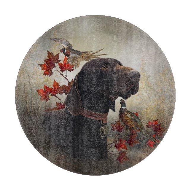 German Shorthaired Pointers (GSP)      Cutting Board (Front)