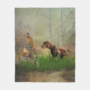 German Shorthaired Pointers (GSP)   Fleece Blanket