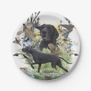German Shorthaired Pointers (GSP) Paper Plate