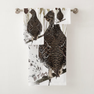 German Shorthaired Pointers (GSP) Postcard Coffee  Bath Towel Set